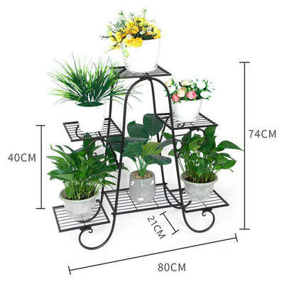 6 Tier Metal Shelf for Plants and Flowers