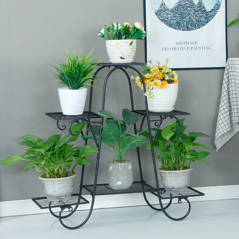 6 Tier Metal Shelf for Plants and Flowers