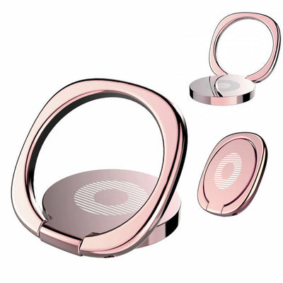 Finger Ring Universal 360 Phone Holder, Color: Rose Gold