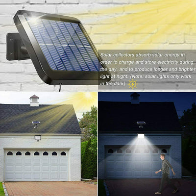 Outdoor lamp powered by solar panel