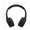 Bluetooth 5.0 Wireless Headphones, Color: Red