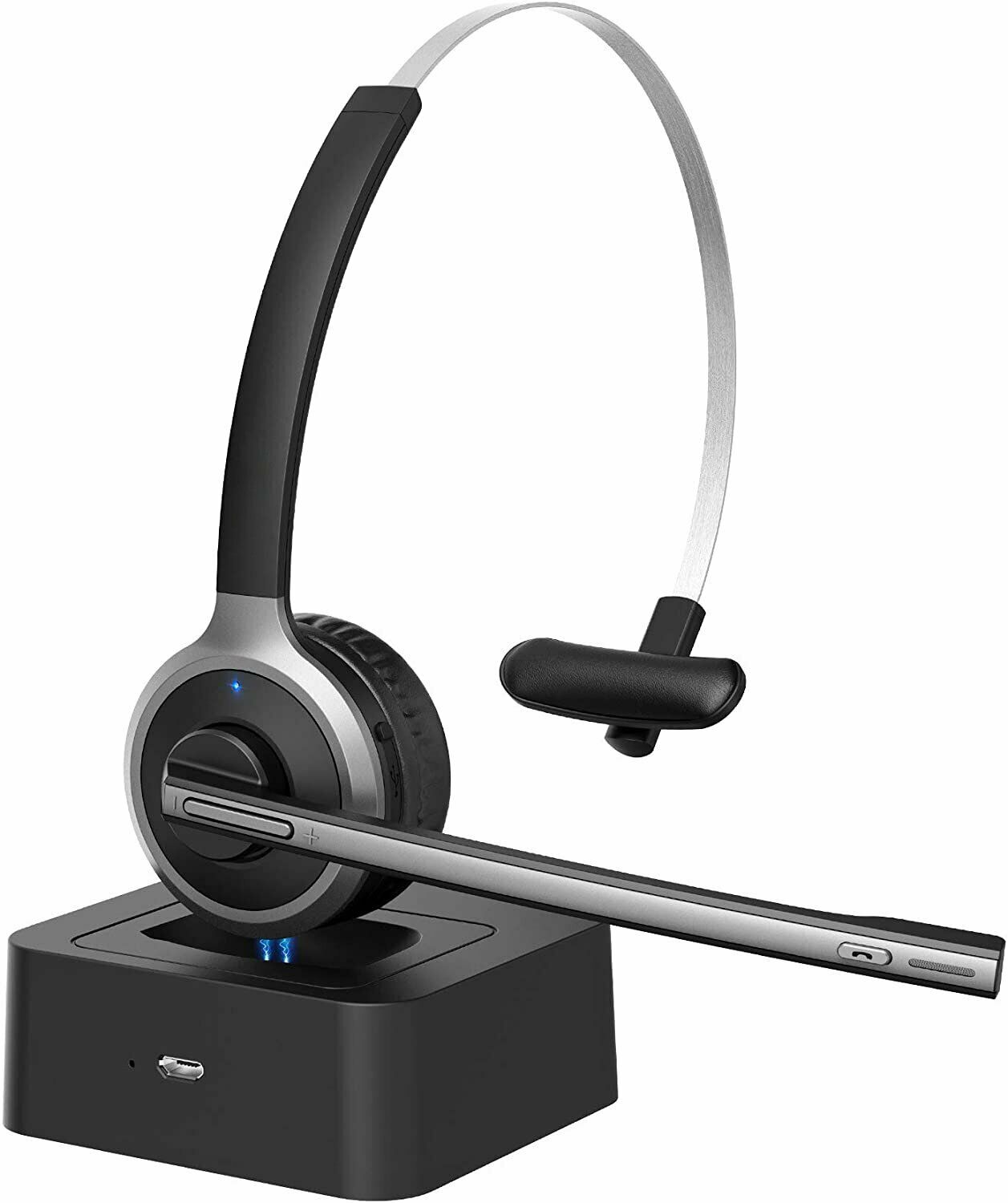 Bluetooth headset, with noise cancellation Color: Black