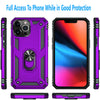 Cell Phone Case, Tempered Glass Protector (Color: Purple)