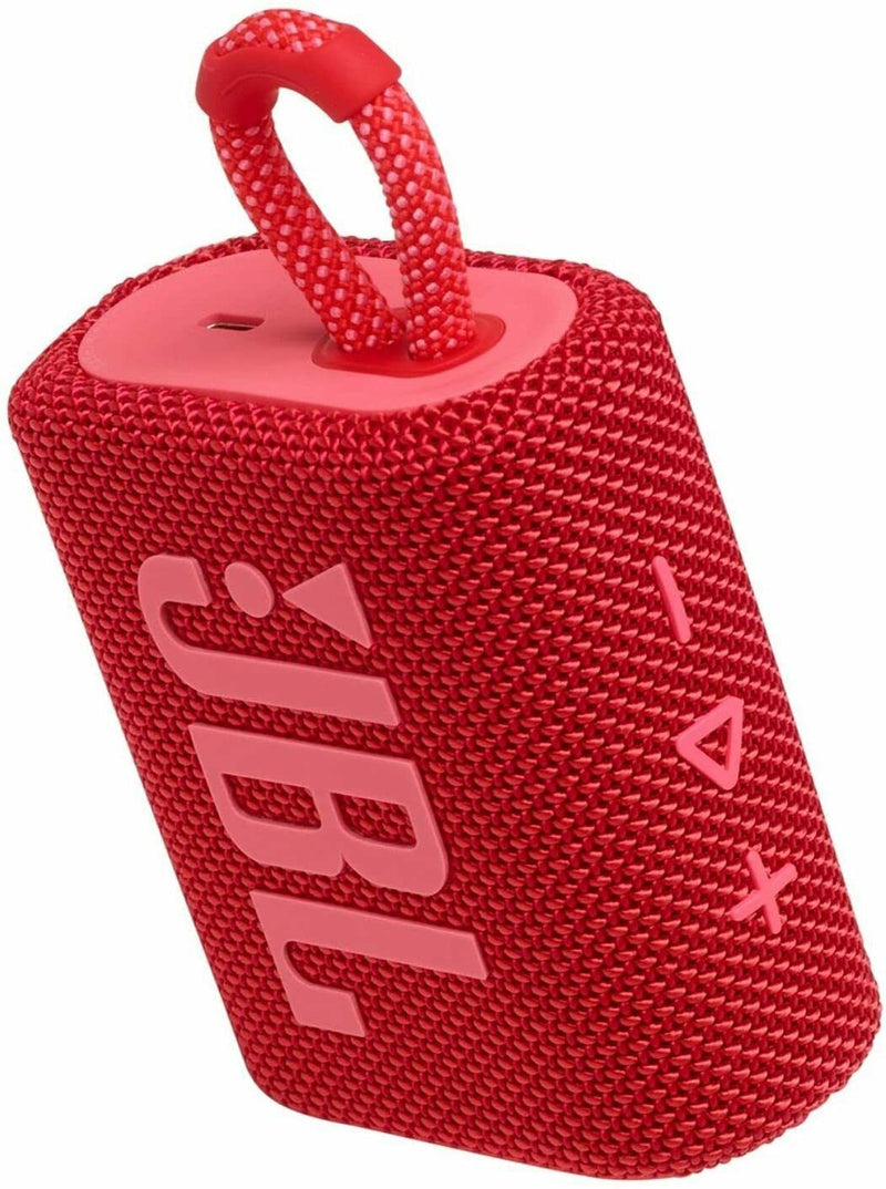 Portable Bluetooth speaker, waterproof, color: red