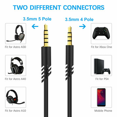 Replacement Audio Cable Headphone Volume Control