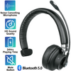 Bluetooth headset with microphone, wireless Color: Black