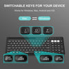 Wireless Bluetooth keyboard, Colour: Black